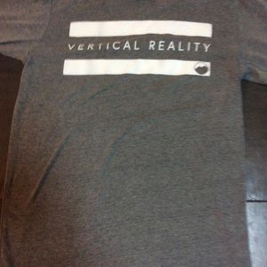 vertical reality grey long sleeve top